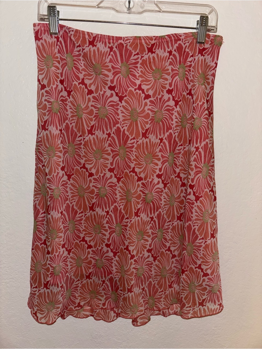 Vintage Y2K Flower Midi Skirt